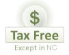 Tax Free Except in NC